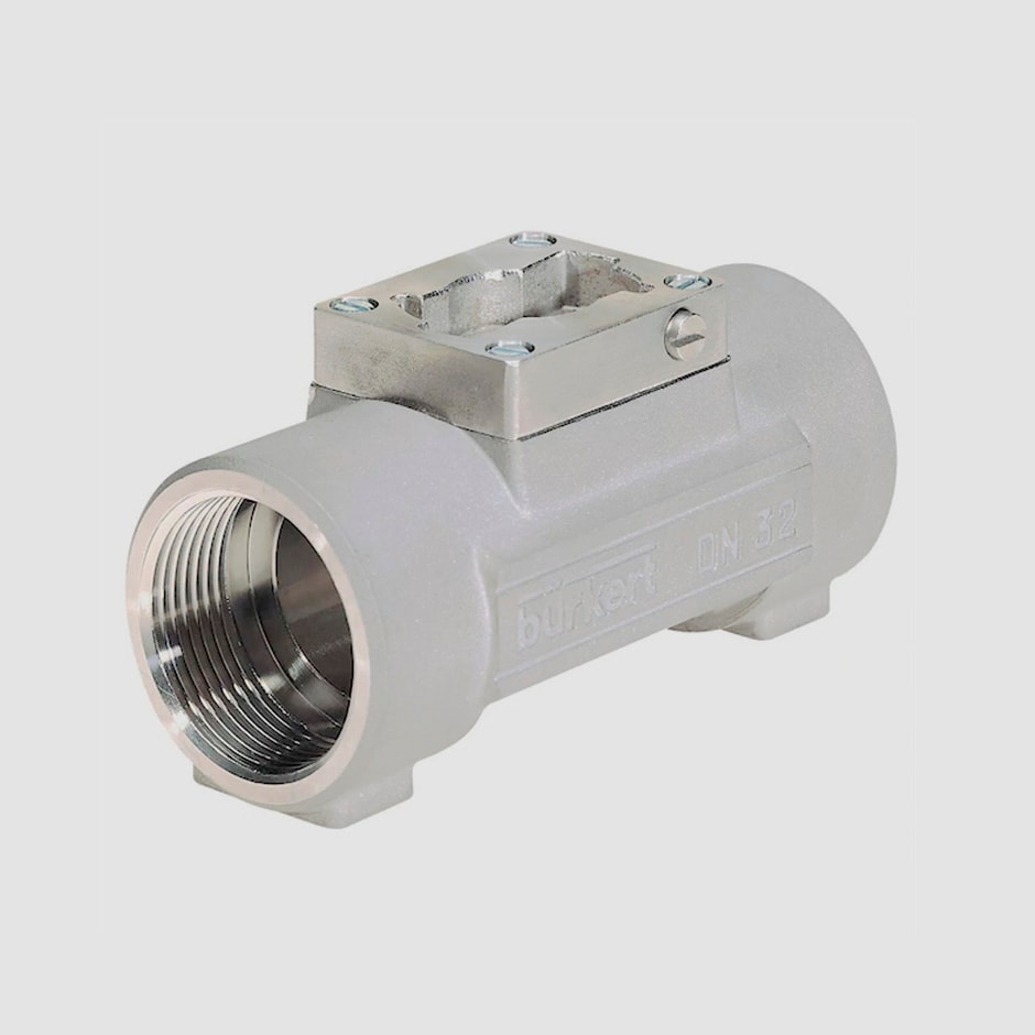 Burkert - Type S030 Inline sensor-fitting with paddle wheel for flow measurement