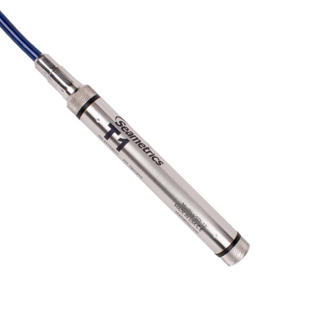 SeaMetrics - Temperature Sensor - T1 - with Optional Datalogging & Pressure