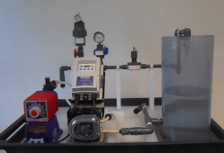 Maltz Pulsation Dampener Demonstration with Peristaltic Pump
