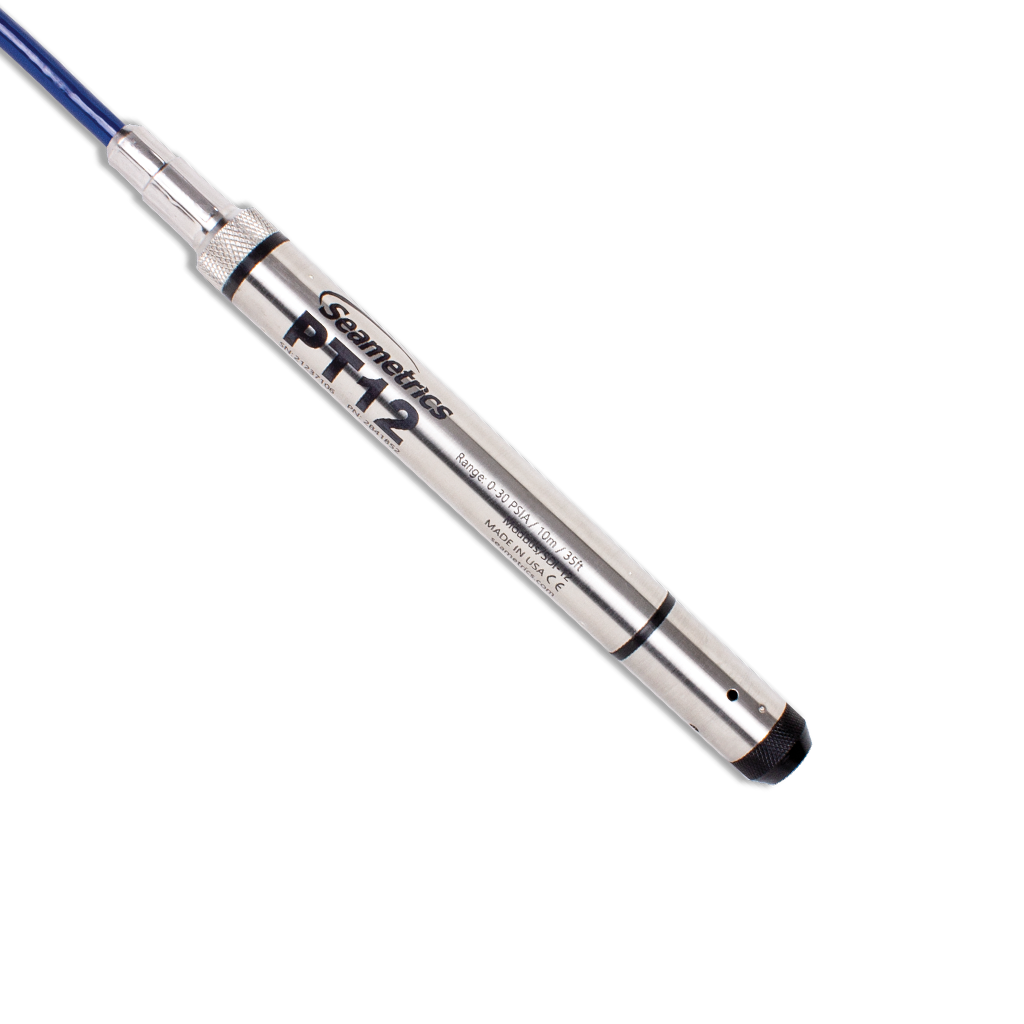 SeaMetrics - Pressure & Level Sensor - PT12 - Pressure & Temperature with Modbus & SDI-12 Interface